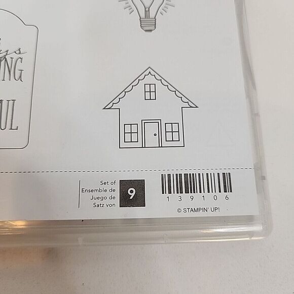 Stampin' Up! Stamp Set YOU BRIGHTEN MY DAY Set of 9 139106 Thankful Star Heart - Picture 2 of 4